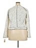 JM Studio 100% Polyester Polka Dots Ivory Jacket Size 18 - photo 2