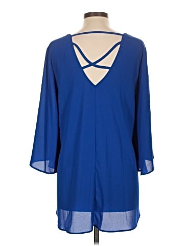 Karen Kane 3/4 Sleeve Blouse (view 2)