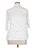 Soma White 3/4 Sleeve T-Shirt Size XL - photo 2