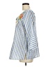 MONORENO 100% Cotton Blue 3/4 Sleeve Blouse Size M - photo 5