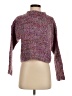 RODEBJER Tweed Purple Pullover Sweater Size S - photo 1