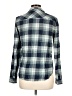 Paige Plaid Teal Long Sleeve Button-Down Shirt Size M - photo 2
