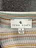True Craft Stripes Tan Short Sleeve T-Shirt Size L - photo 4