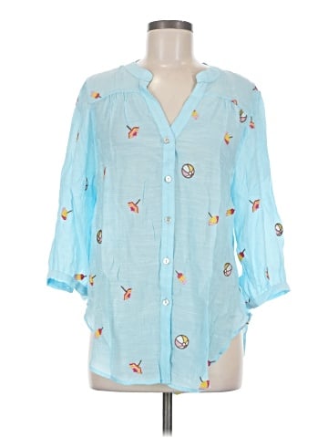 Figueroa & Flower 3/4 Sleeve Button-Down Shirt (view 1)