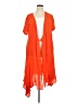 A.L.C. 100% Silk Orange Kimono Size 18 - photo 1