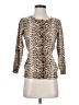 Joseph A. Animal Print Tan Cardigan Size S - photo 1