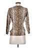 Joseph A. Animal Print Tan Cardigan Size S - photo 2