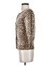 Joseph A. Animal Print Tan Cardigan Size S - photo 5
