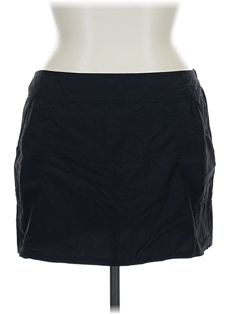 Pre-owned Lands' End Casual Skirt In Black