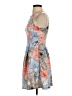 Soprano Floral Orange Cocktail Dress Size S - photo 5
