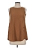 Notations Brown Sleeveless Top Size S - photo 1