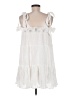 AaKaa 100% Polyester White Casual Dress Size M - photo 2