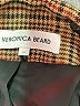 Veronica Beard 100% Virgin Wool Plaid Brown Wool Blazer Size 12 - photo 6