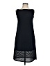 D. Exterior Solid Black Casual Dress Size S - photo 1