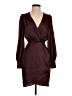 Express 100% Polyester Burgundy Cocktail Dress Size XS - photo 1