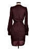 Express 100% Polyester Burgundy Cocktail Dress Size XS - photo 2