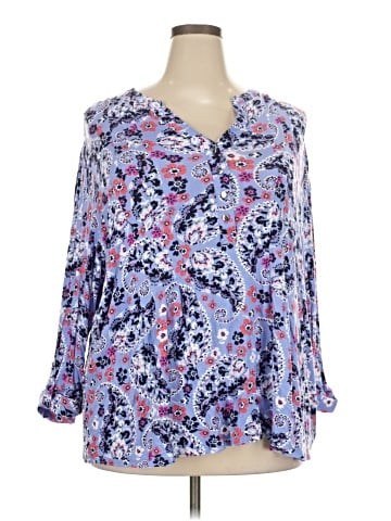 Kim Rogers 3/4 Sleeve Blouse (view 1)