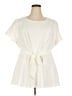 Lane Bryant Solid Ivory Short Sleeve Blouse Size 20 - photo 1