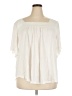 Lane Bryant Ivory Short Sleeve Blouse Size 18 - 20 Plus - photo 1