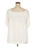 Lane Bryant Ivory Short Sleeve Blouse Size 18 - 20 Plus - photo 2