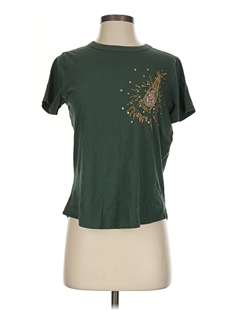 Pre-owned Pilcro Short Sleeve T-shirt In Green