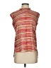 Black Label by Chico's 100% Polyester Orange Sleeveless Top Size S - photo 1