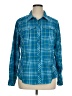 Cabela's Plaid Blue Long Sleeve Blouse Size XL - photo 1