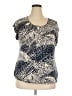Grayson Blue Sleeveless T-Shirt Size 2X - photo 1
