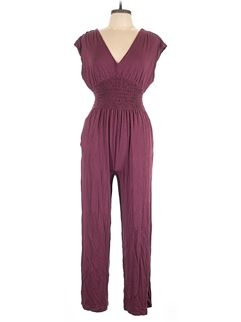 Pre-owned Old Navy Jumpsuit In Burgundy
