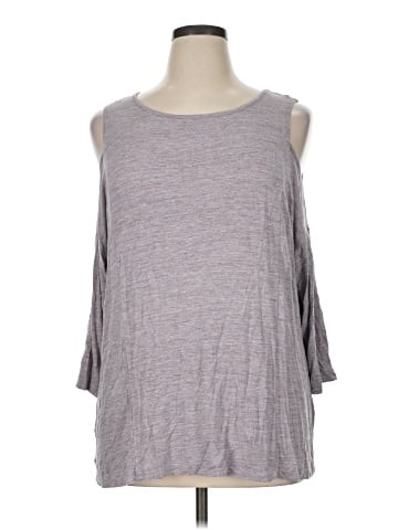 Jasmine & Juliana 3/4 Sleeve Top (view 1)