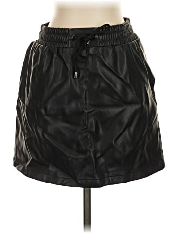 Tinseltown Faux Leather Skirt (view 1)