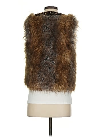 Express Faux Fur Vest (view 2)