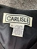 Carlisle 100% Wool Color Block Red Wool Blazer Size 6 - photo 6