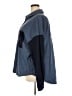 Unbranded 100% Polyester Color Block Blue Long Sleeve Blouse Size 2XL - photo 5