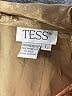 Tess 100% Polyester Metallic Gold Long Sleeve Blouse Size L - photo 7