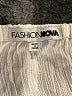 Fashion Nova 100% Cotton Solid Ivory Romper Size 2X - photo 4