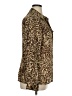 AK Anne Klein 100% Polyester Animal Print Brown Long Sleeve Blouse Size XL - photo 4
