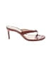 Schutz 100% Leather Burgundy Sandals Size 9 - photo 1