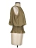 Catherine Malandrino 100% Polyester Tan Sleeveless Blouse Size S - photo 4