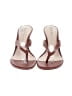 Schutz 100% Leather Burgundy Sandals Size 9 - photo 2