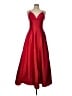 Betsy & Adam 100% Polyester Red Cocktail Dress Size 10 - photo 1
