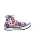 Converse Floral White Sneakers Size 5 - photo 1