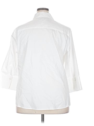 Foxcroft 3/4 Sleeve Button-Down Shirt (view 2)