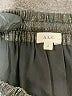 A.L.C. 100% Polyester Metallic Black Casual Skirt Size 2 - photo 4