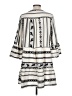 Sofia Collections Graphic Ivory Casual Dress Size L (estimated) - photo 2