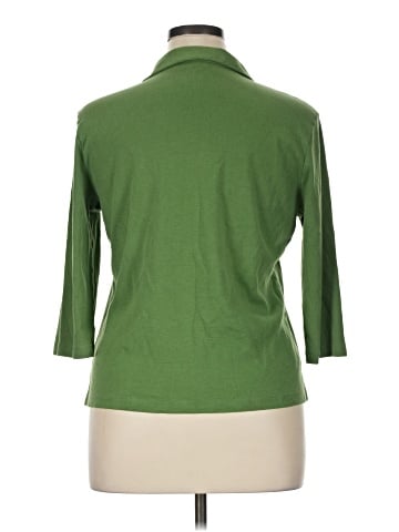 St. John's Bay Long Sleeve Polo (view 2)