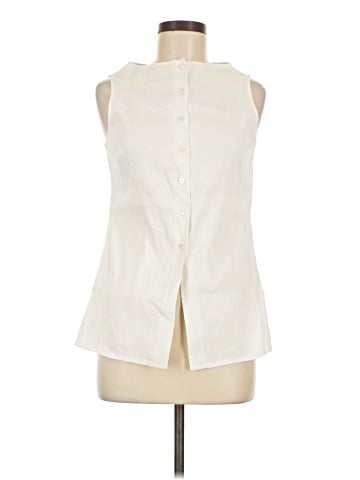 Theory Sleeveless Button-Down Shirt (view 1)