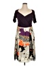 IGIGI 100% Polyester Print Purple Cocktail Dress Size 12 - photo 1