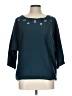 Verve Ami Teal Pullover Sweater Size L - photo 1