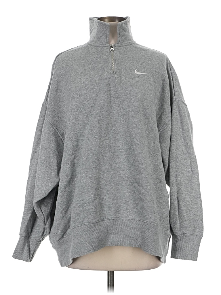Pre-owned Nike Pullover Sweater In Gray